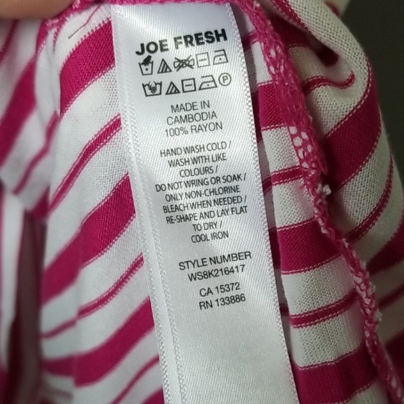 Joe Fresh NWT XL striped blouse - Picture 5 of 6